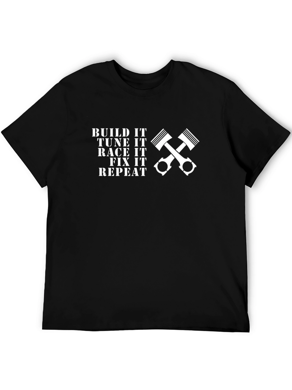 Build Race Fix Repeat Graphic T-Shirt