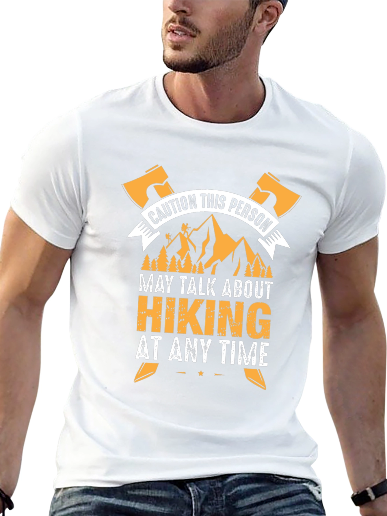 Caution Hiking T-Shirt