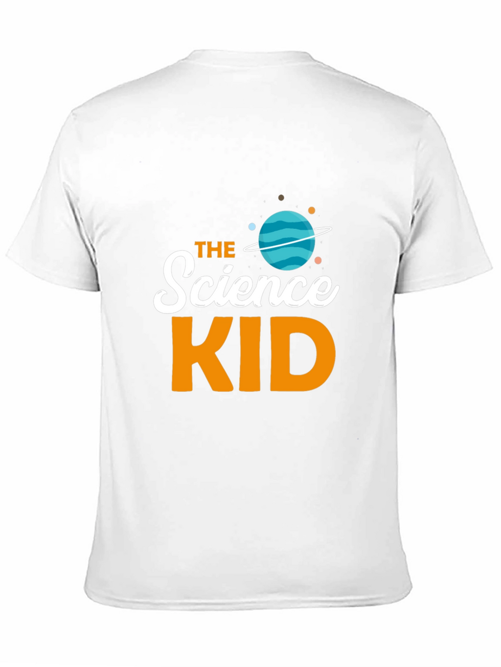 Science Kid T-Shirt - Black Planet Graphic