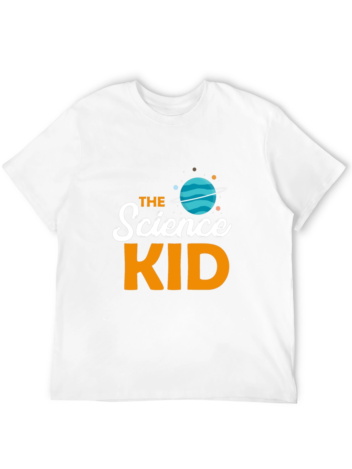 Science Kid T-Shirt - Black Planet Graphic