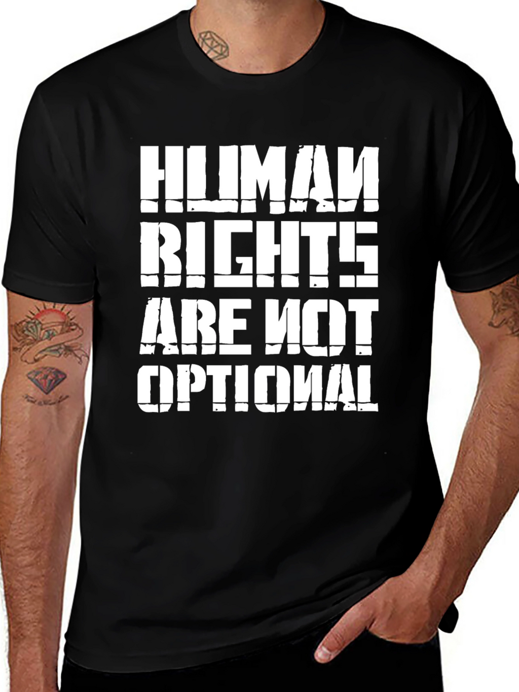 Human Rights Are Not Optional - Graphic Tee