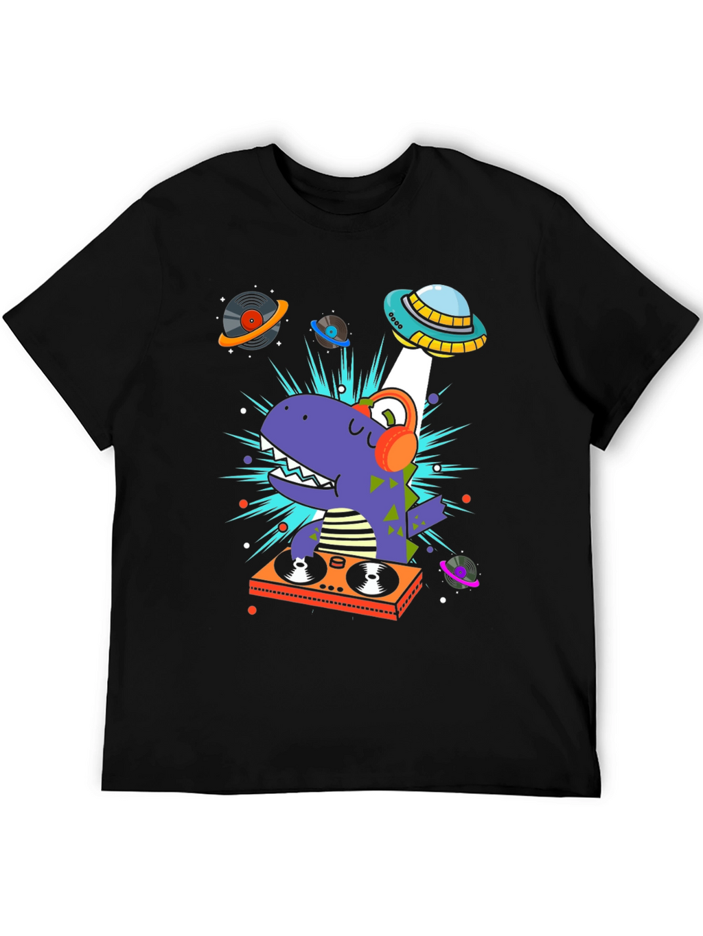 DJ Dino T-Shirt - Space Alien Music