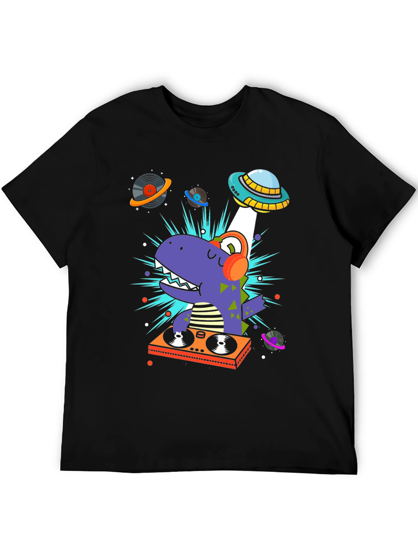 DJ Dino T-Shirt - Space Alien Music