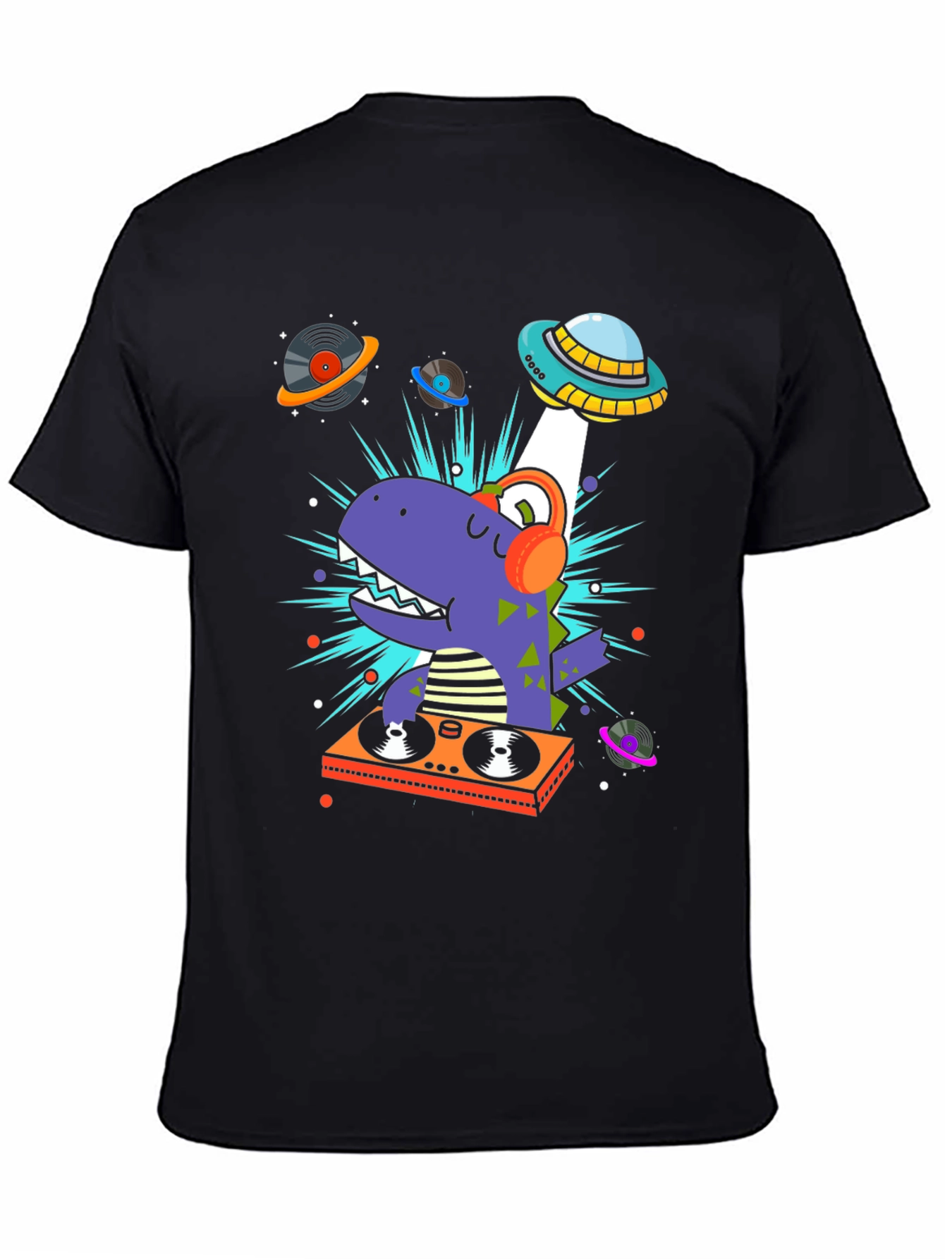 DJ Dino T-Shirt - Space Alien Music