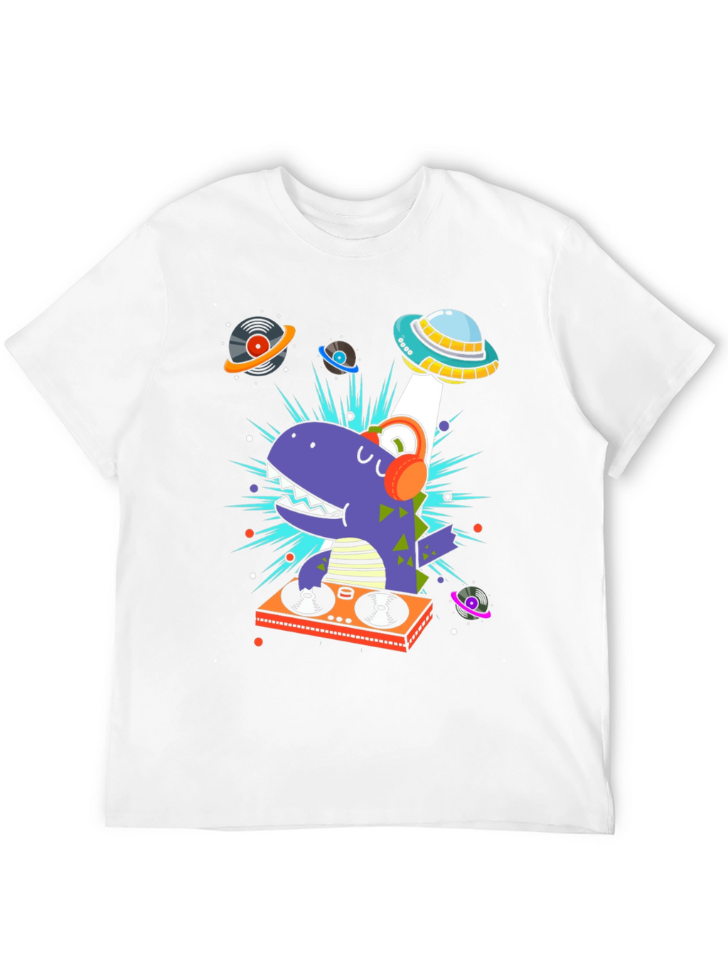 DJ Dino T-Shirt - Space Alien Music
