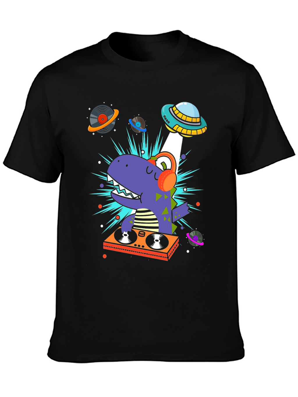 DJ Dino T-Shirt - Space Alien Music