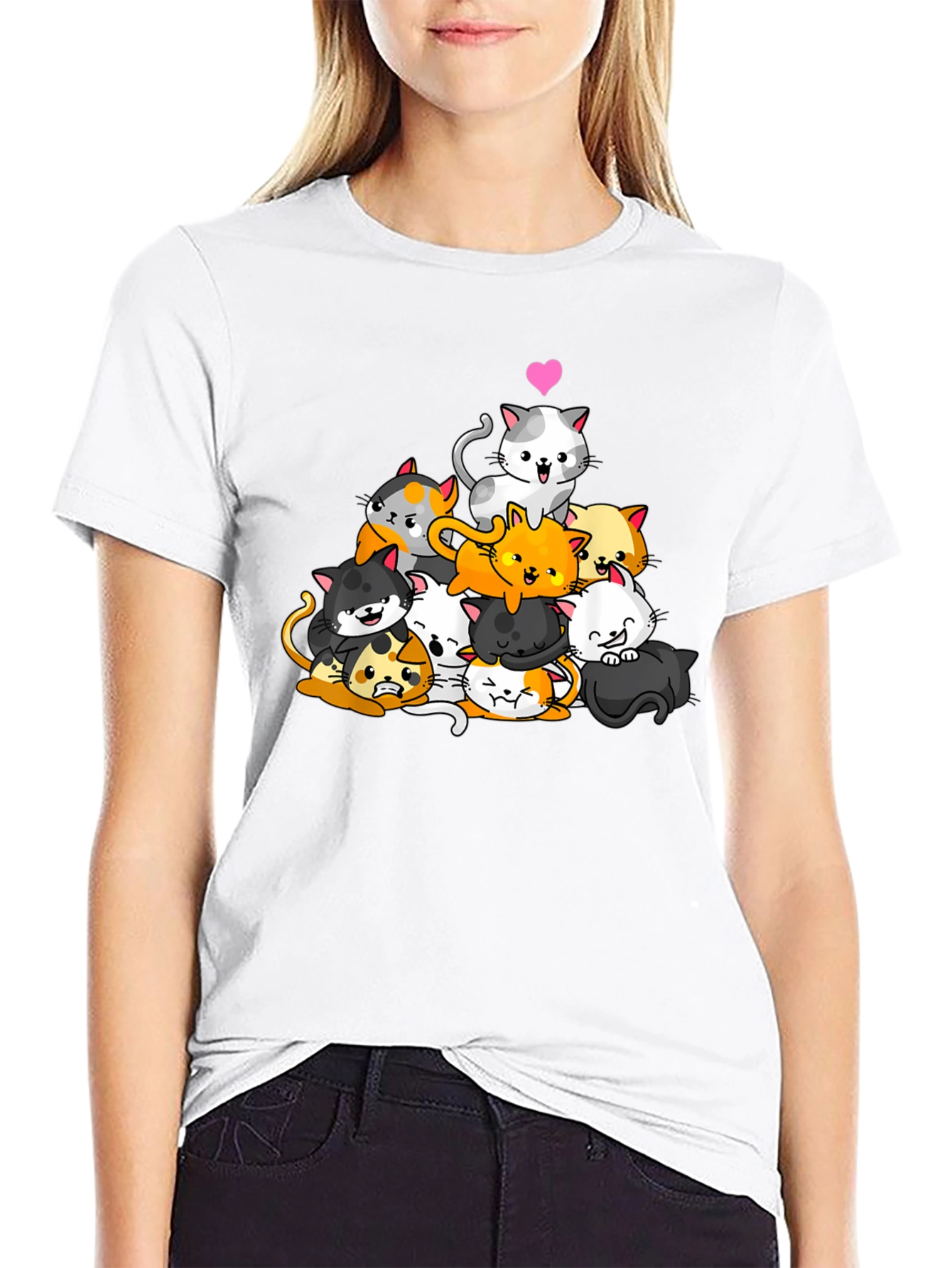 Cute Cats Graphic T-Shirt - Unisex