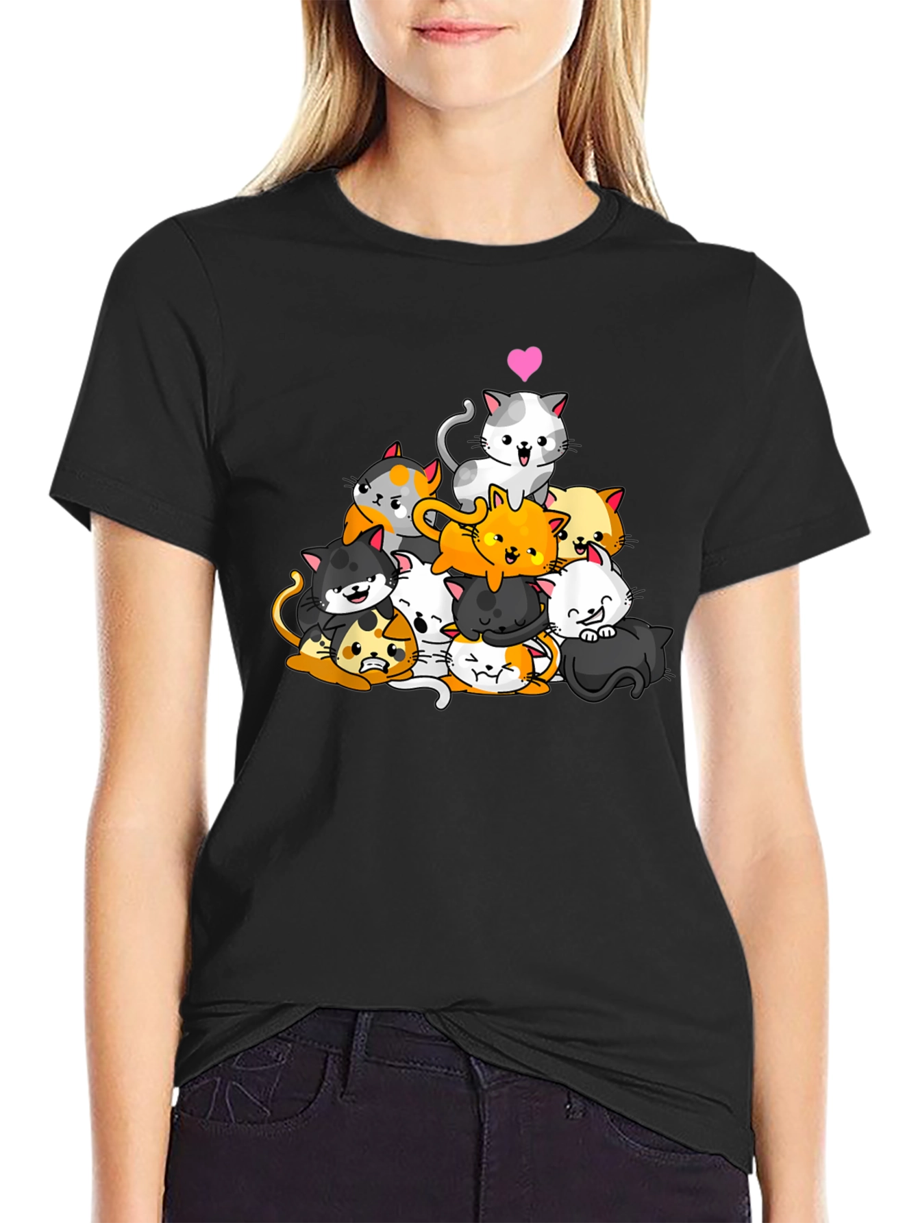 Cute Cats Graphic T-Shirt - Unisex