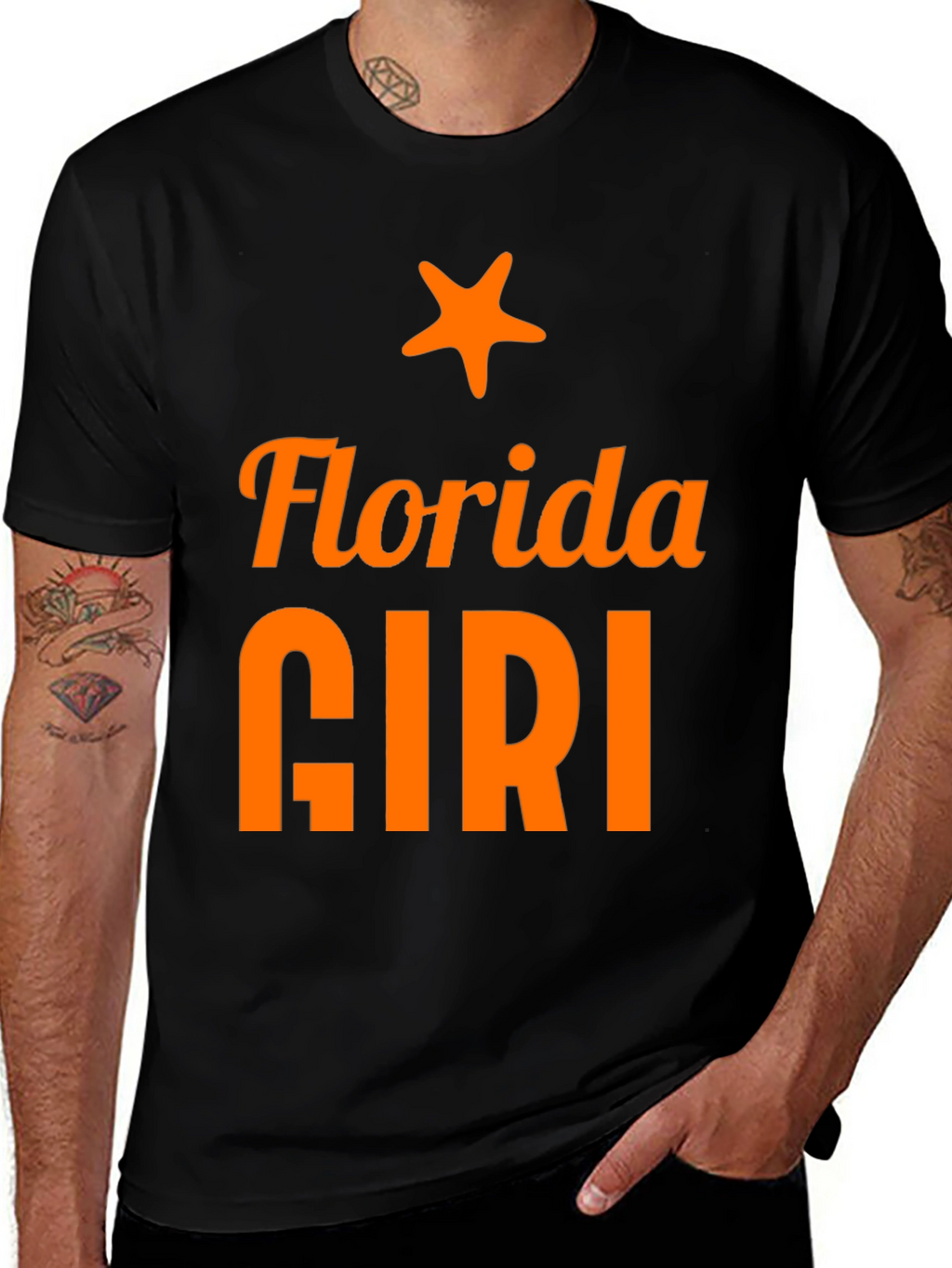 Florida Girl Graphic Tee - Black T-Shirt