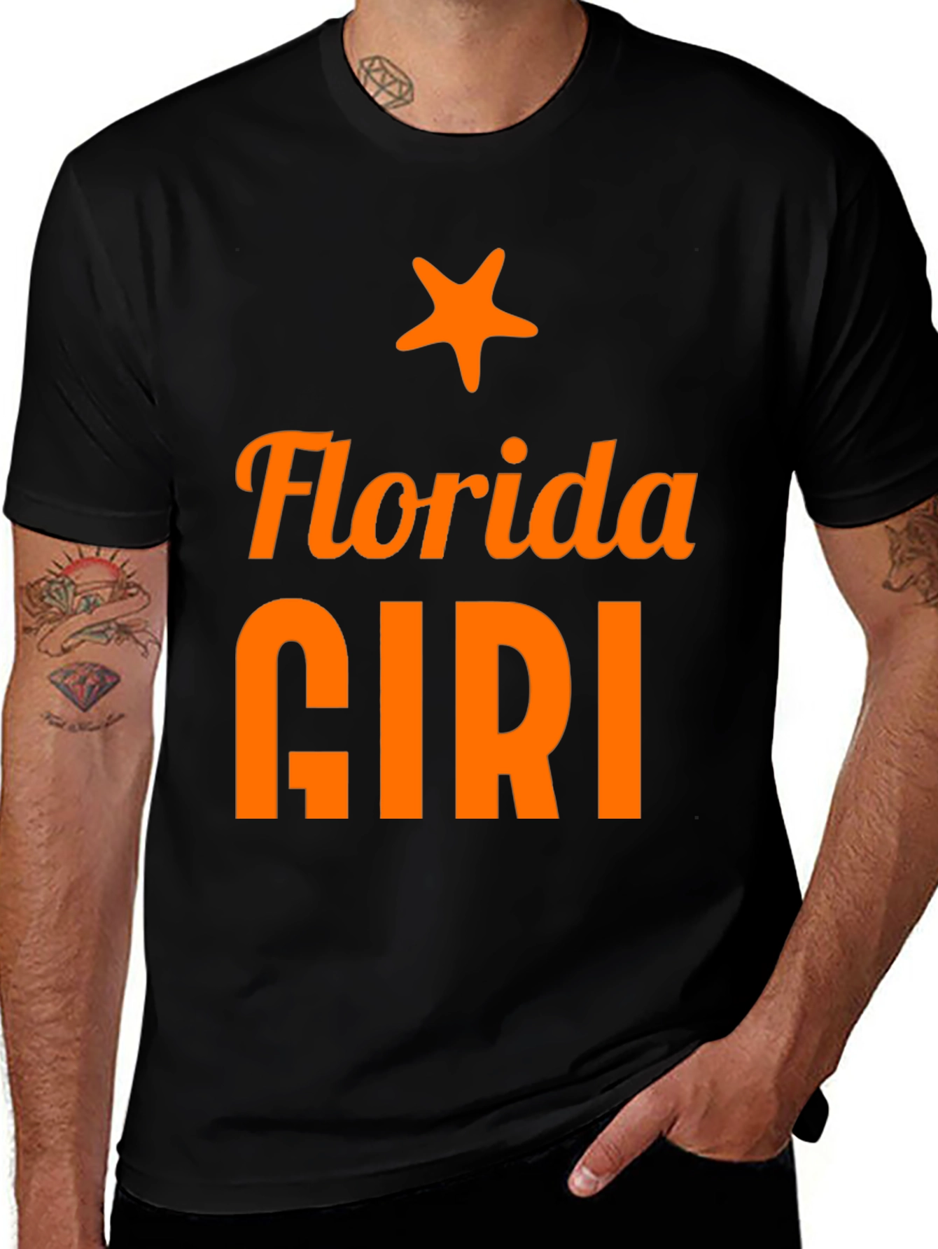 Florida Girl Graphic Tee - Black T-Shirt