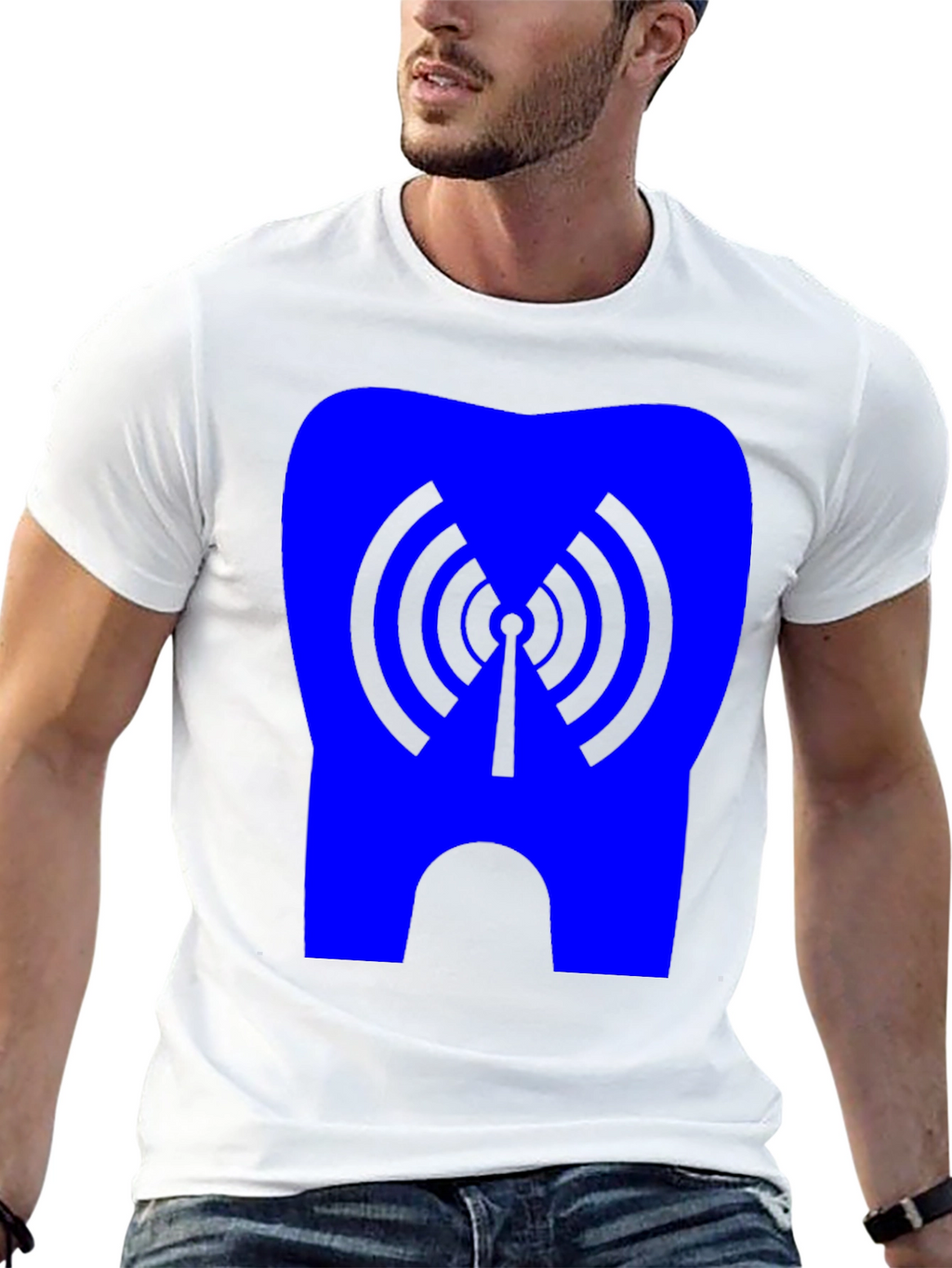 Tech Tooth Graphic Tee - Black