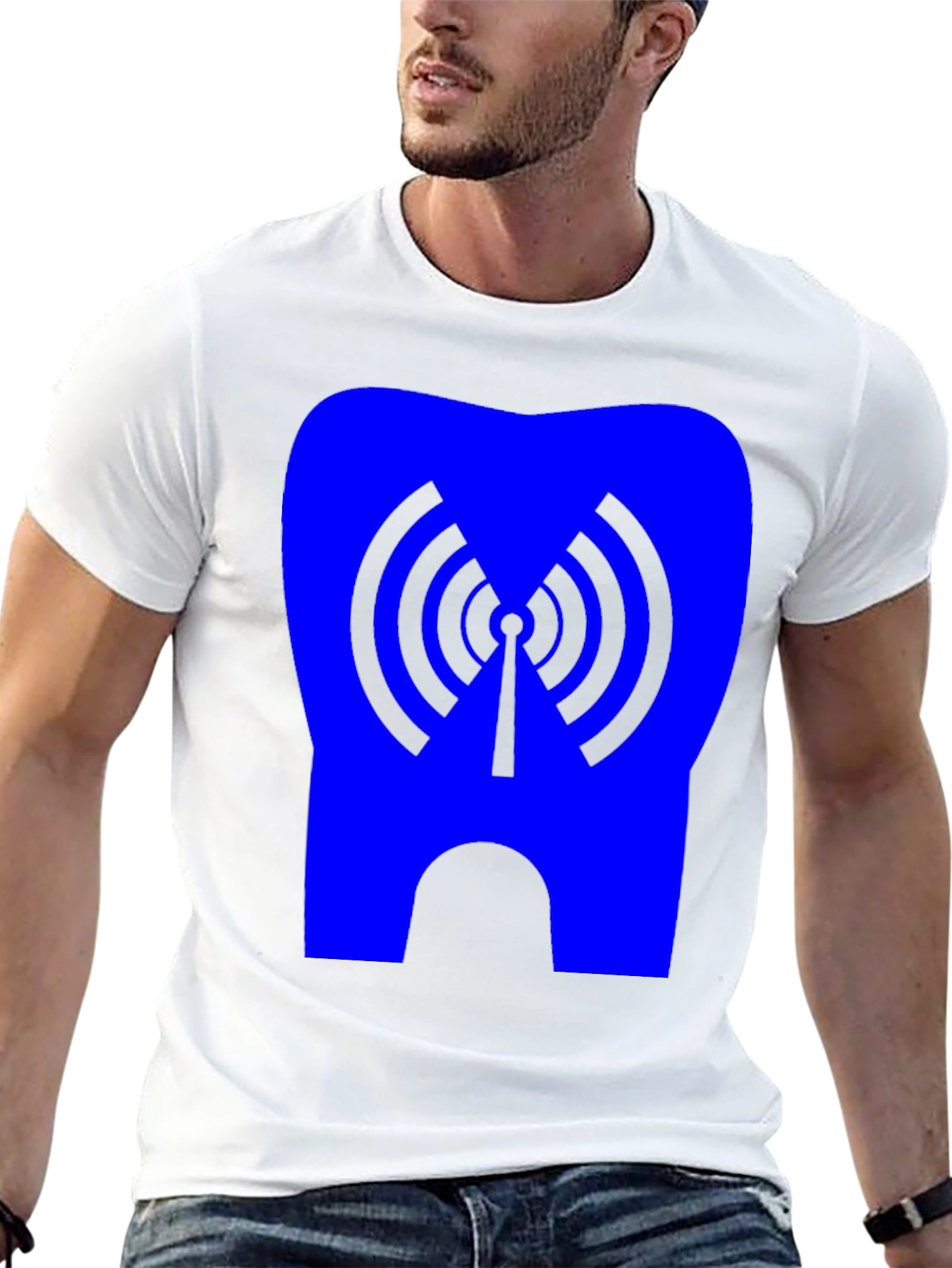 Tech Tooth Graphic Tee - Black