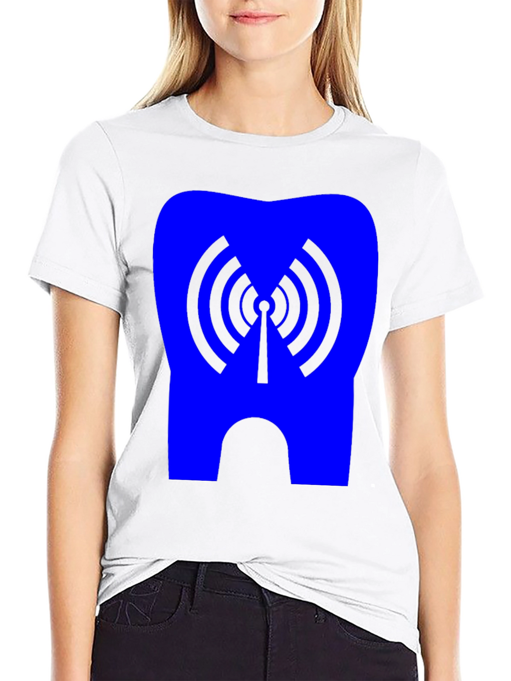 Tech Tooth Graphic Tee - Black