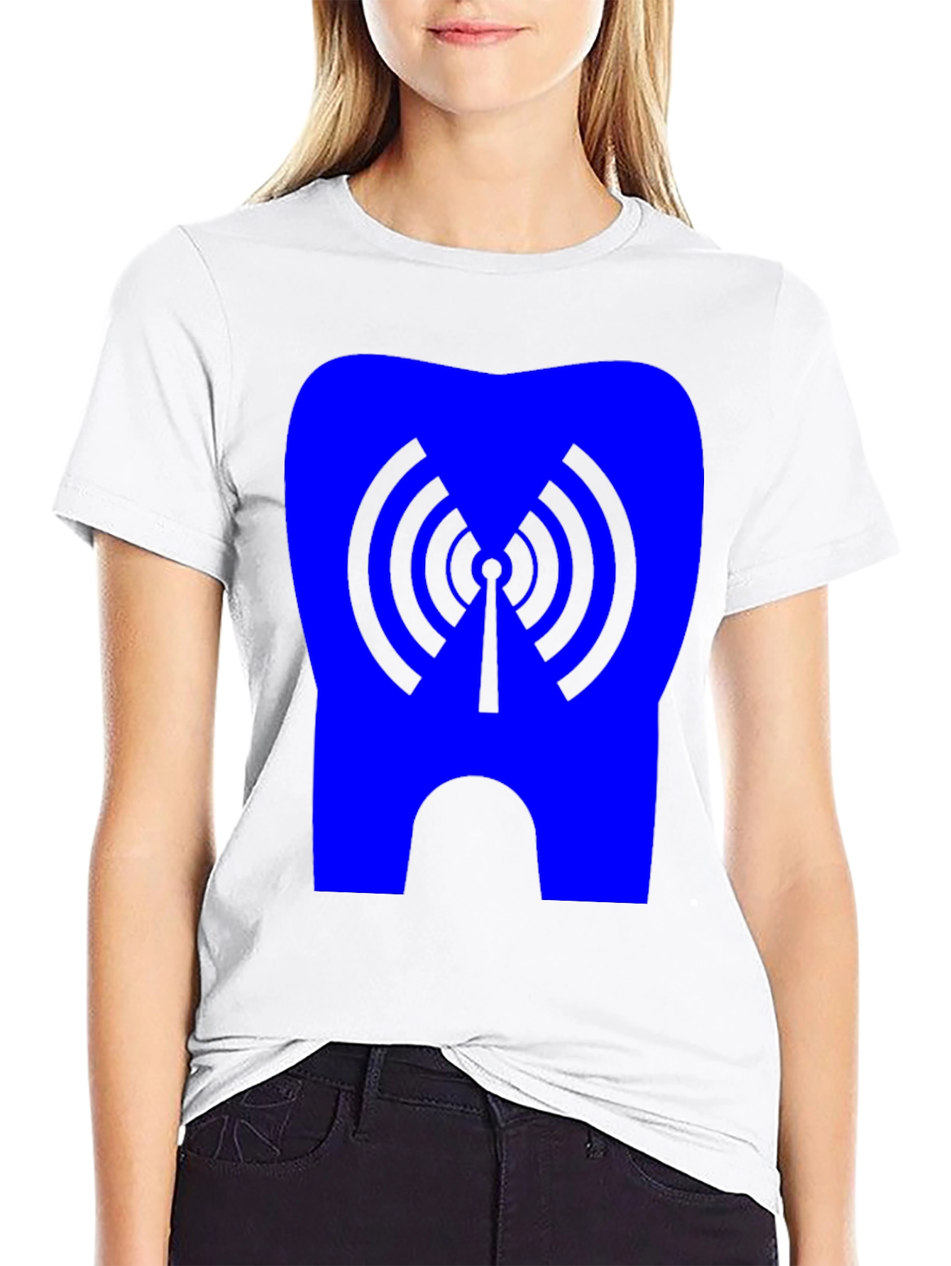 Tech Tooth Graphic Tee - Black