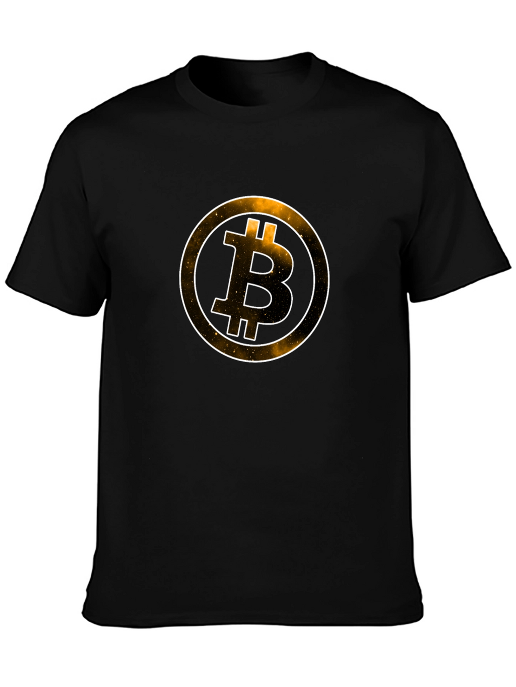 Bitcoin Graphic T-Shirt - Black Crew Neck Tee