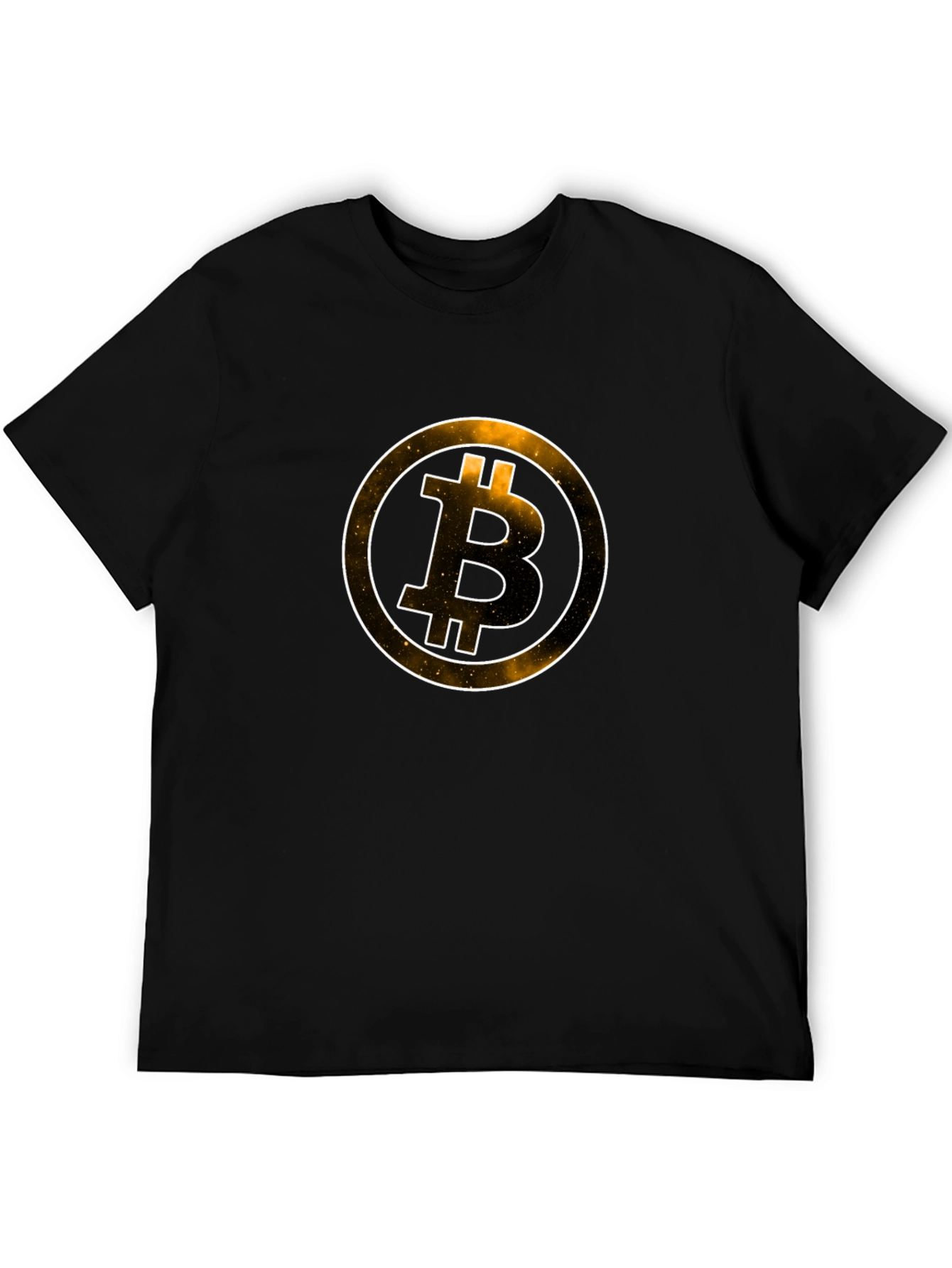 Bitcoin Graphic T-Shirt - Black Crew Neck Tee