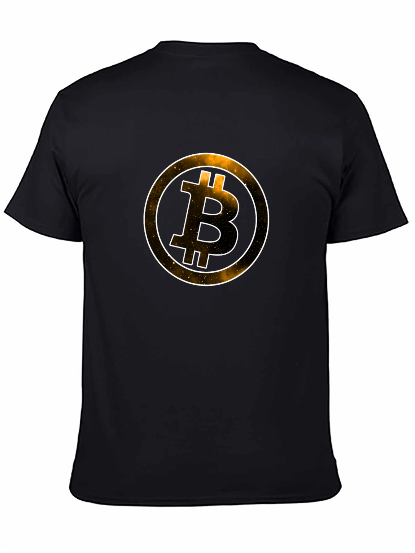 Bitcoin Graphic T-Shirt - Black Crew Neck Tee