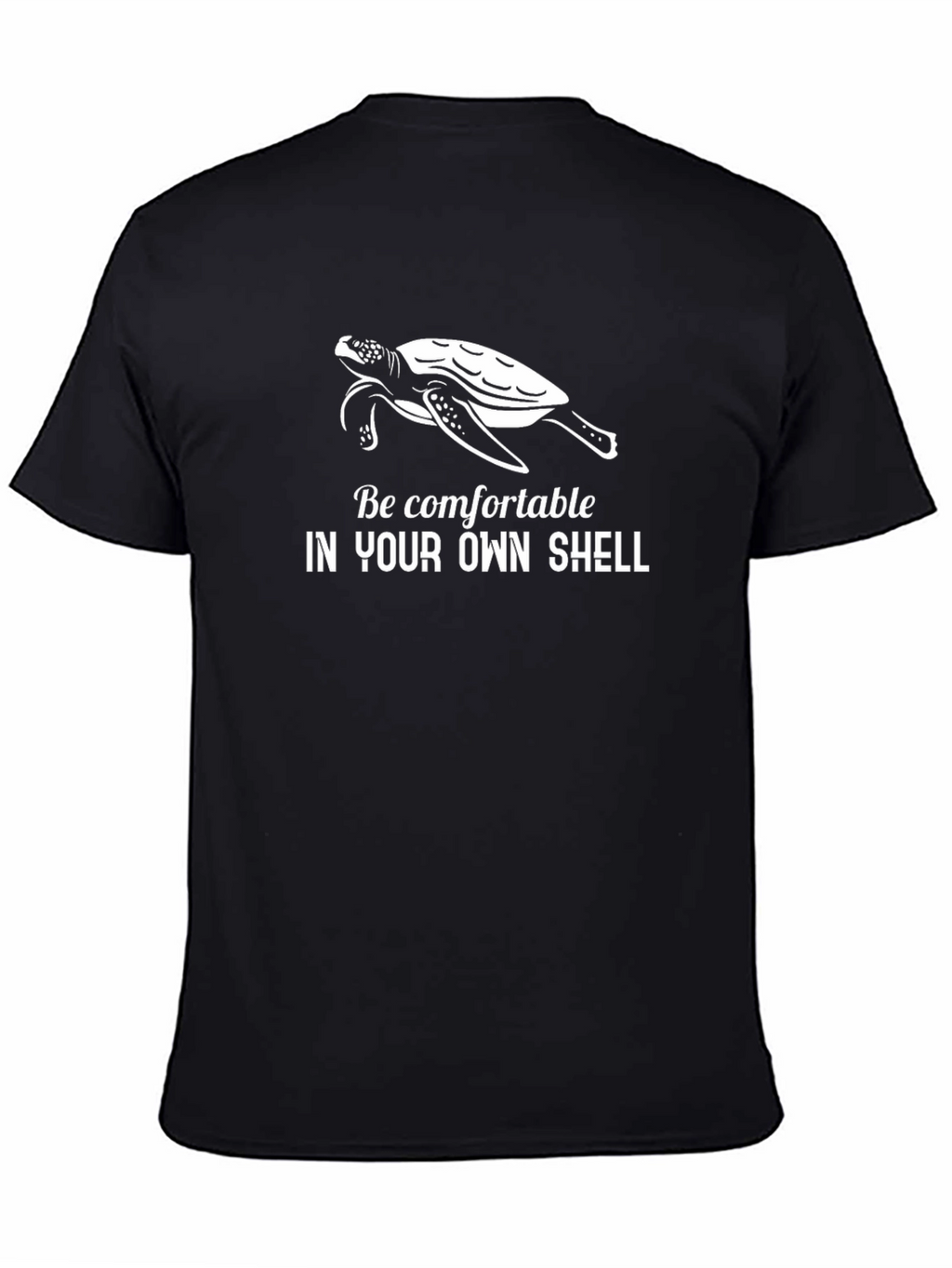 Comfortable Shell T-Shirt Sea Turtle Graphic Tee
