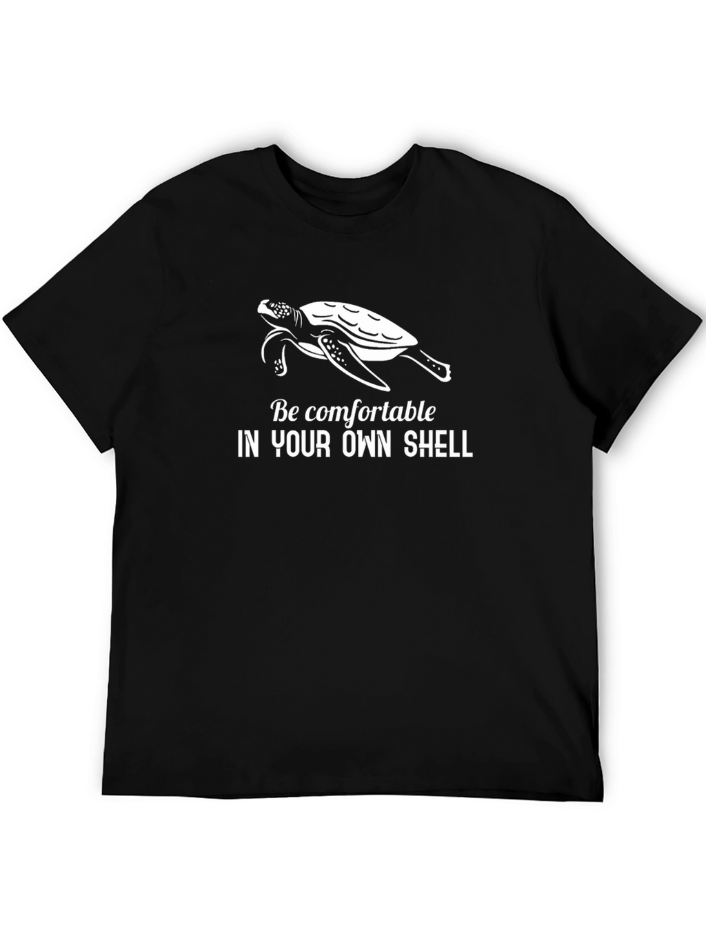 Comfortable Shell T-Shirt Sea Turtle Graphic Tee