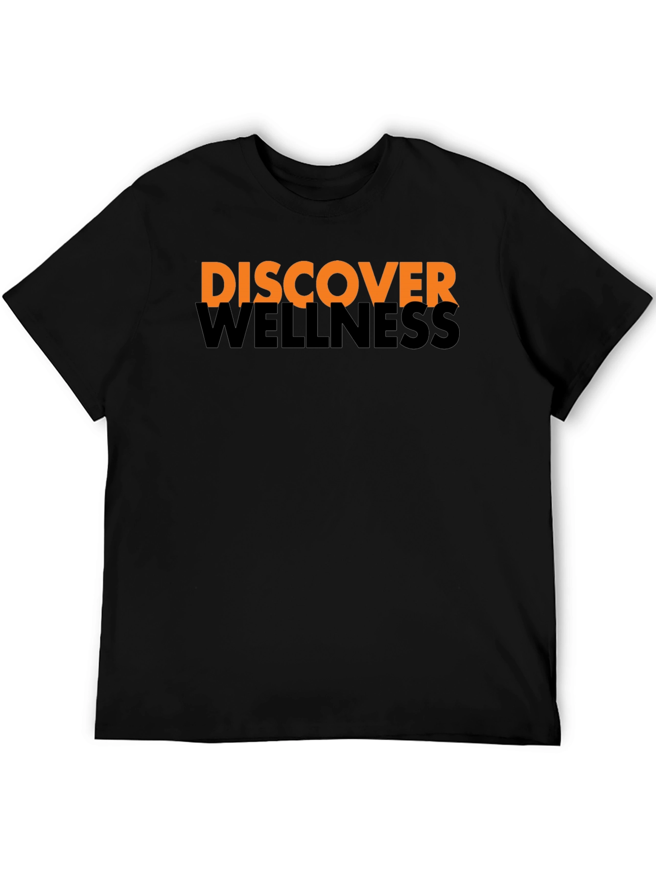 Discover Wellness Black Graphic Tee
