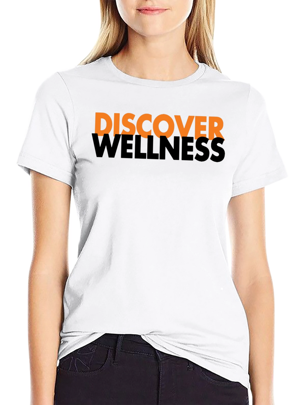 Discover Wellness Black Graphic Tee