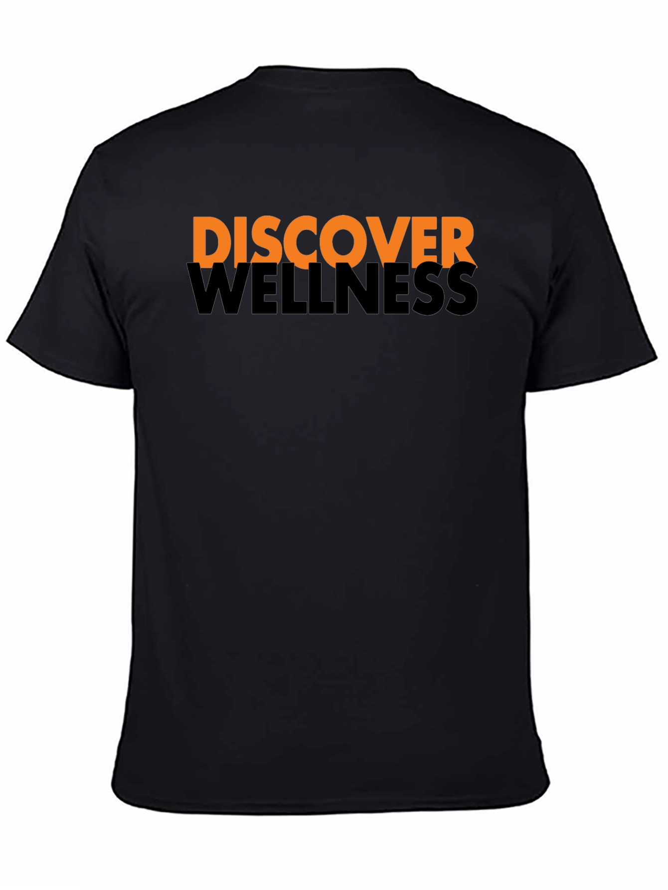 Discover Wellness Black Graphic Tee