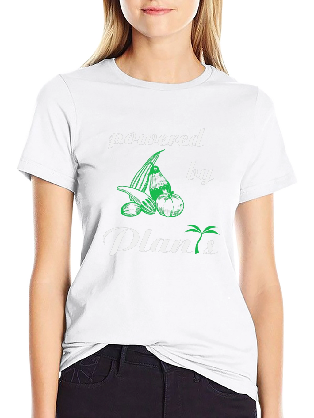 Powered by Plants Graphic Tee - Vegan Lifestyle