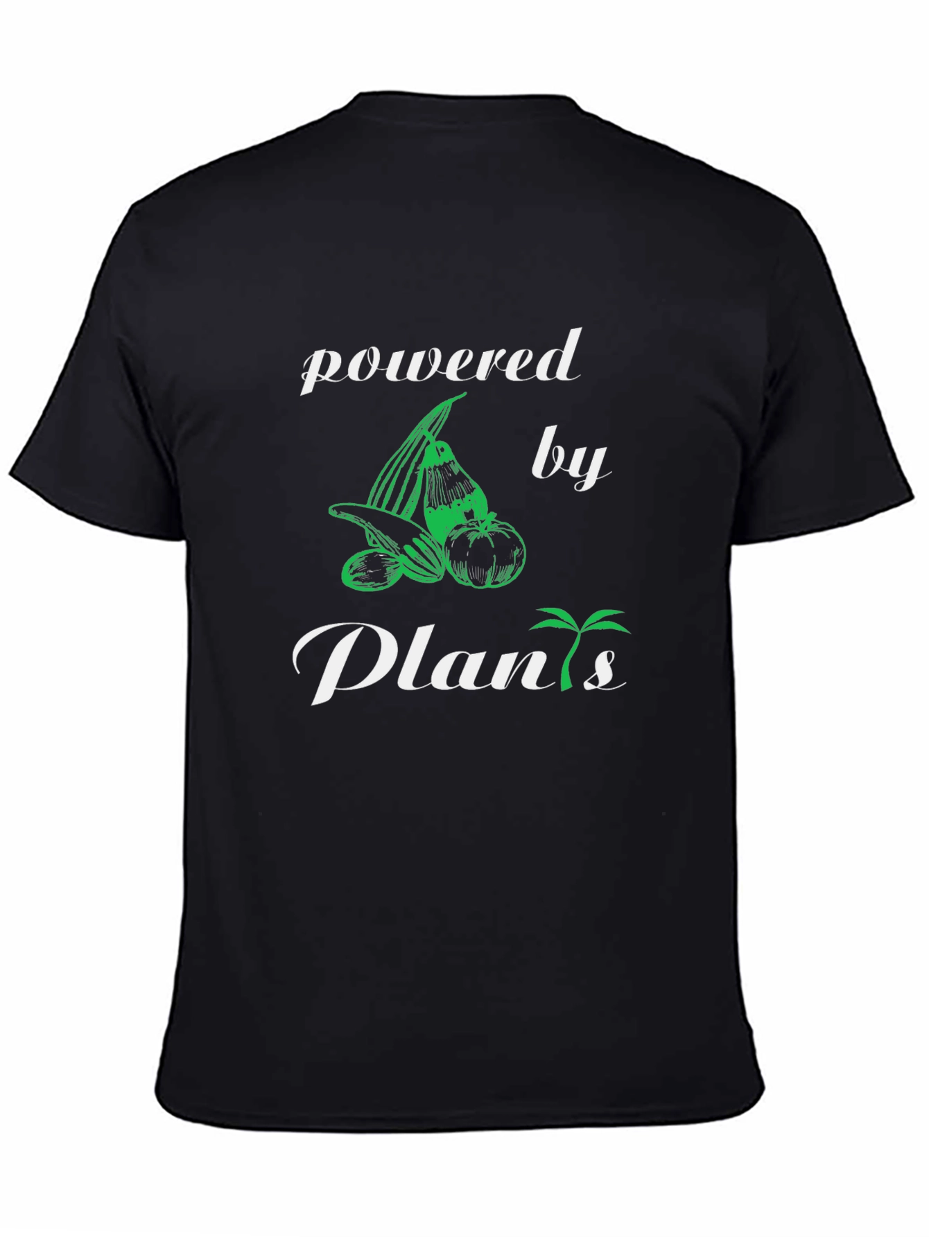 Powered by Plants Graphic Tee - Vegan Lifestyle