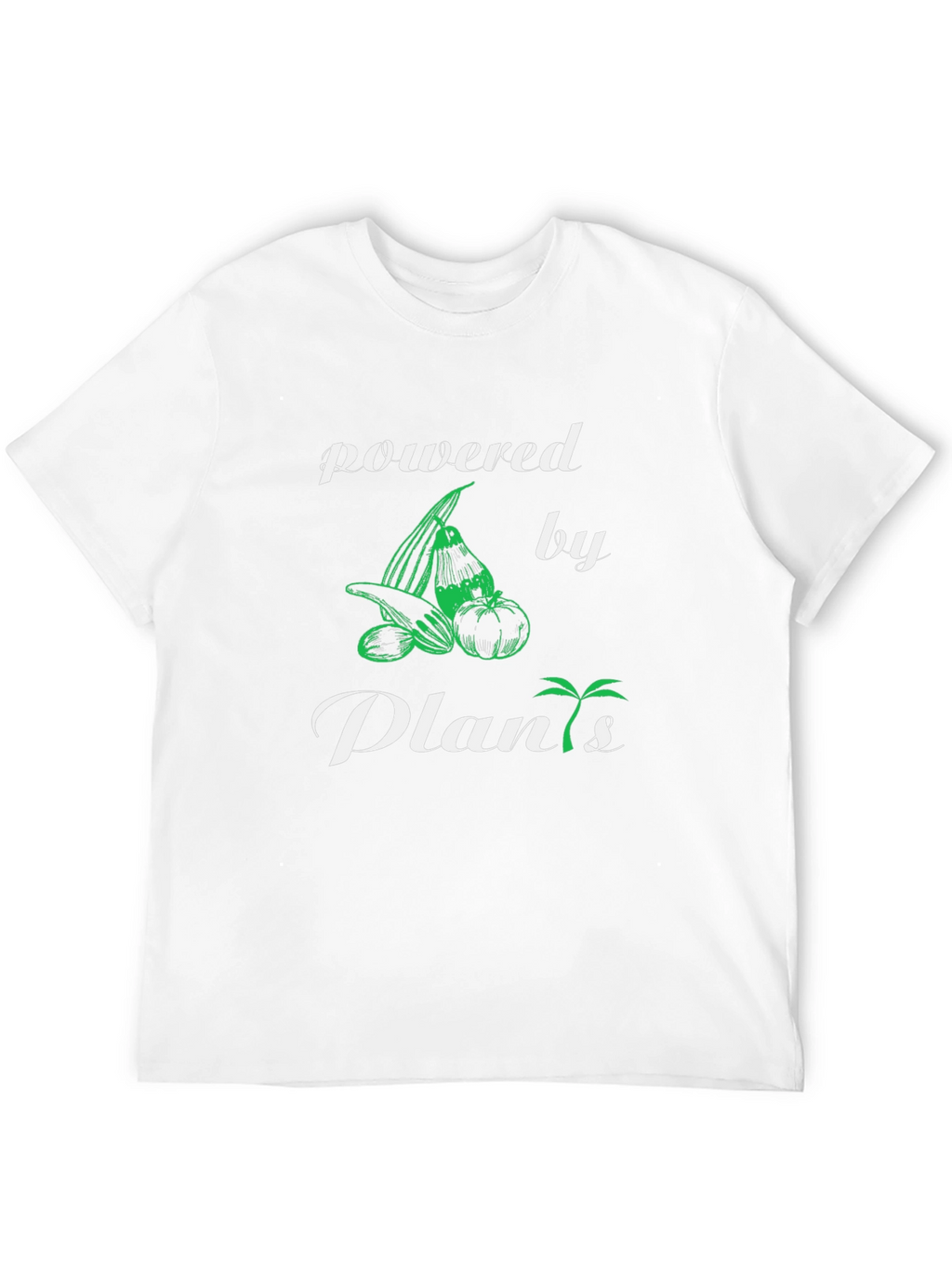 Powered by Plants Graphic Tee - Vegan Lifestyle