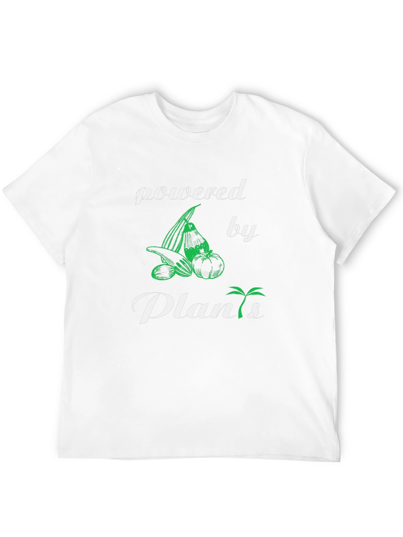 Powered by Plants Graphic Tee - Vegan Lifestyle