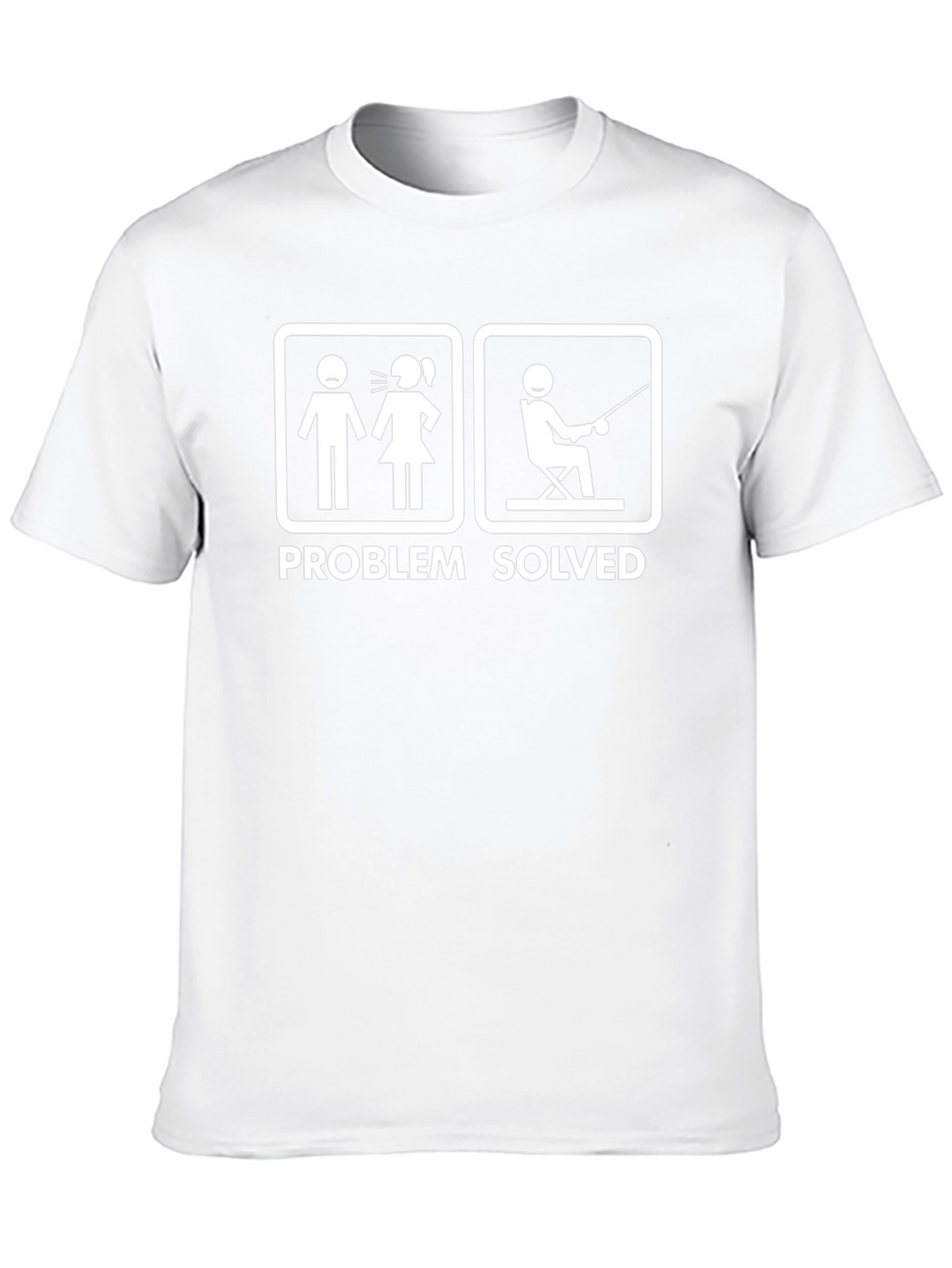 Problem Solved Fishing Humor T-Shirt