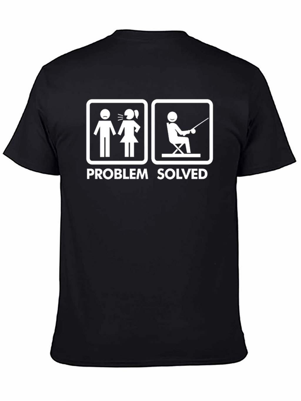 Problem Solved Fishing Humor T-Shirt