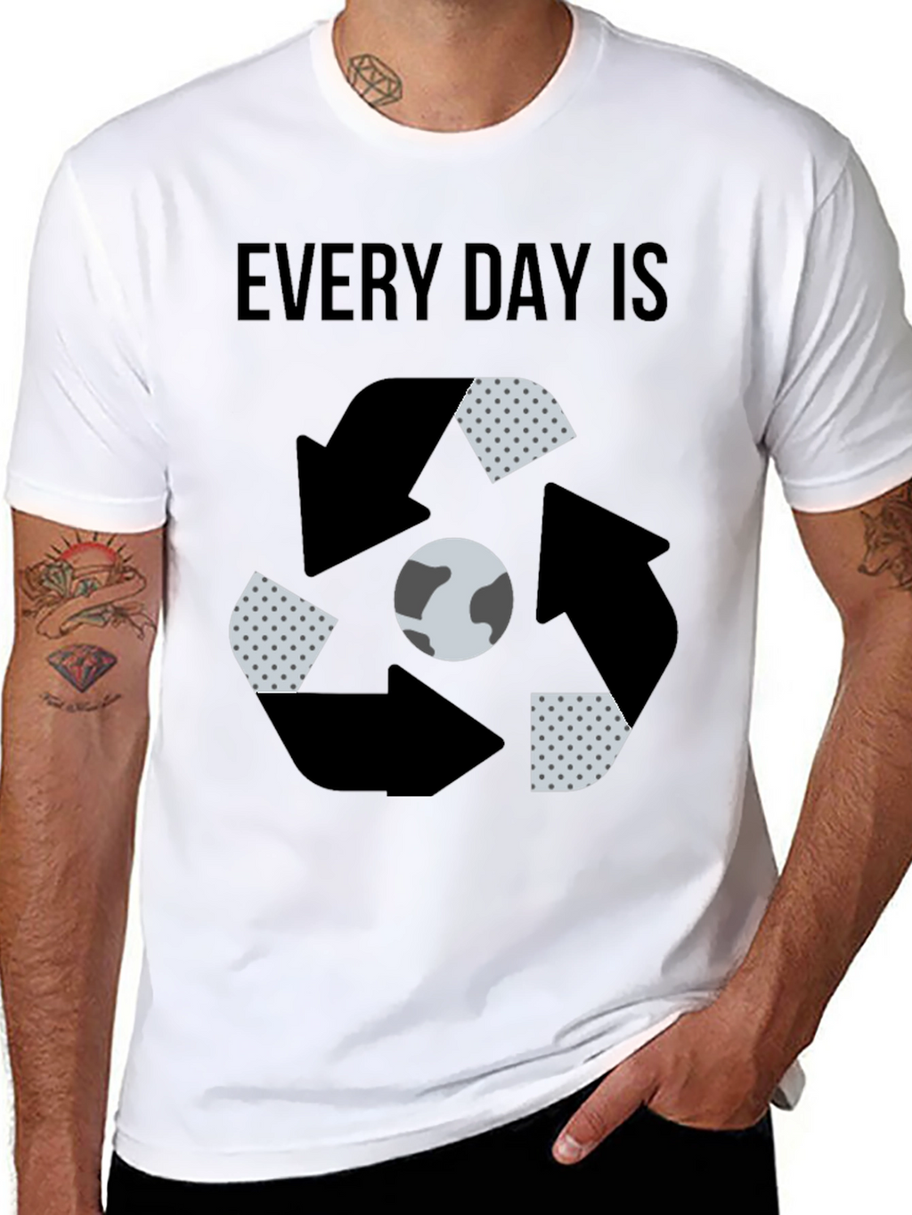Eco-Friendly Every Day Is Recycle Earth T-Shirt