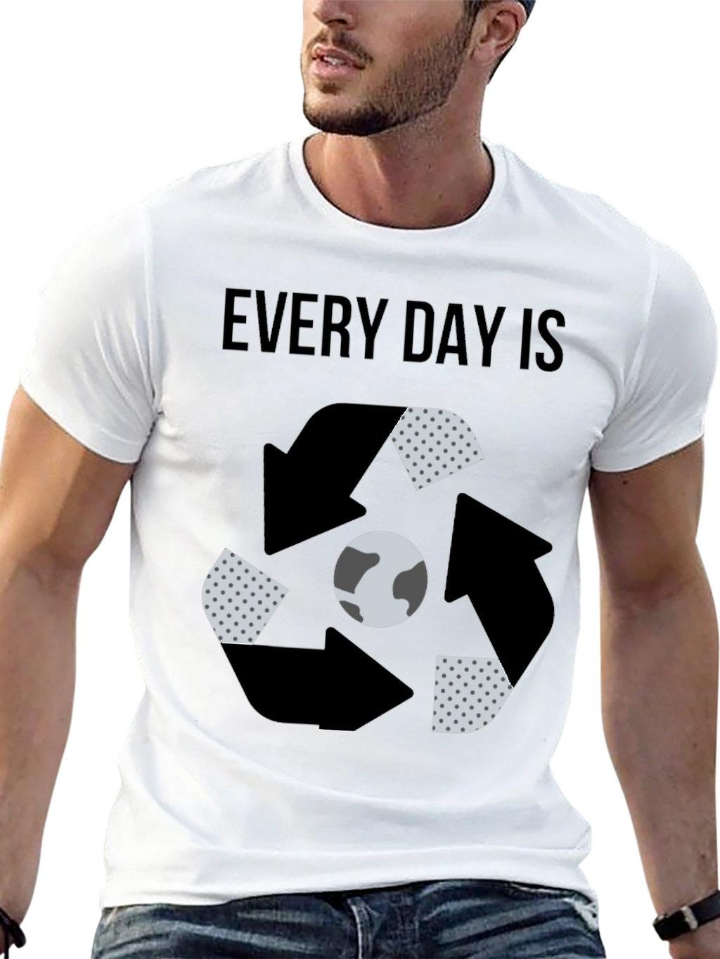 Eco-Friendly Every Day Is Recycle Earth T-Shirt