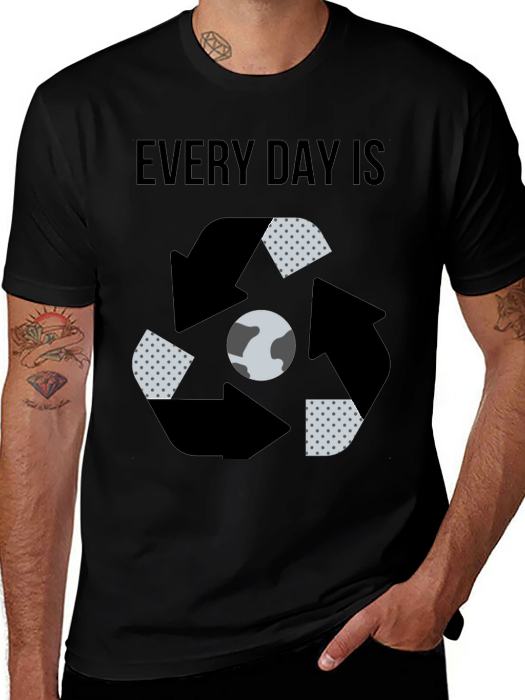 Eco-Friendly Every Day Is Recycle Earth T-Shirt