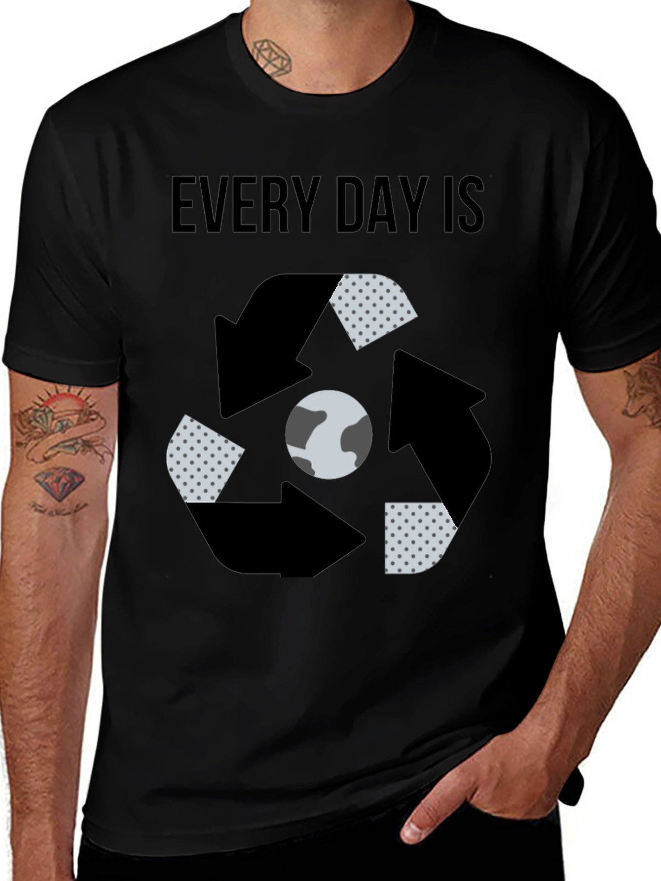 Eco-Friendly Every Day Is Recycle Earth T-Shirt