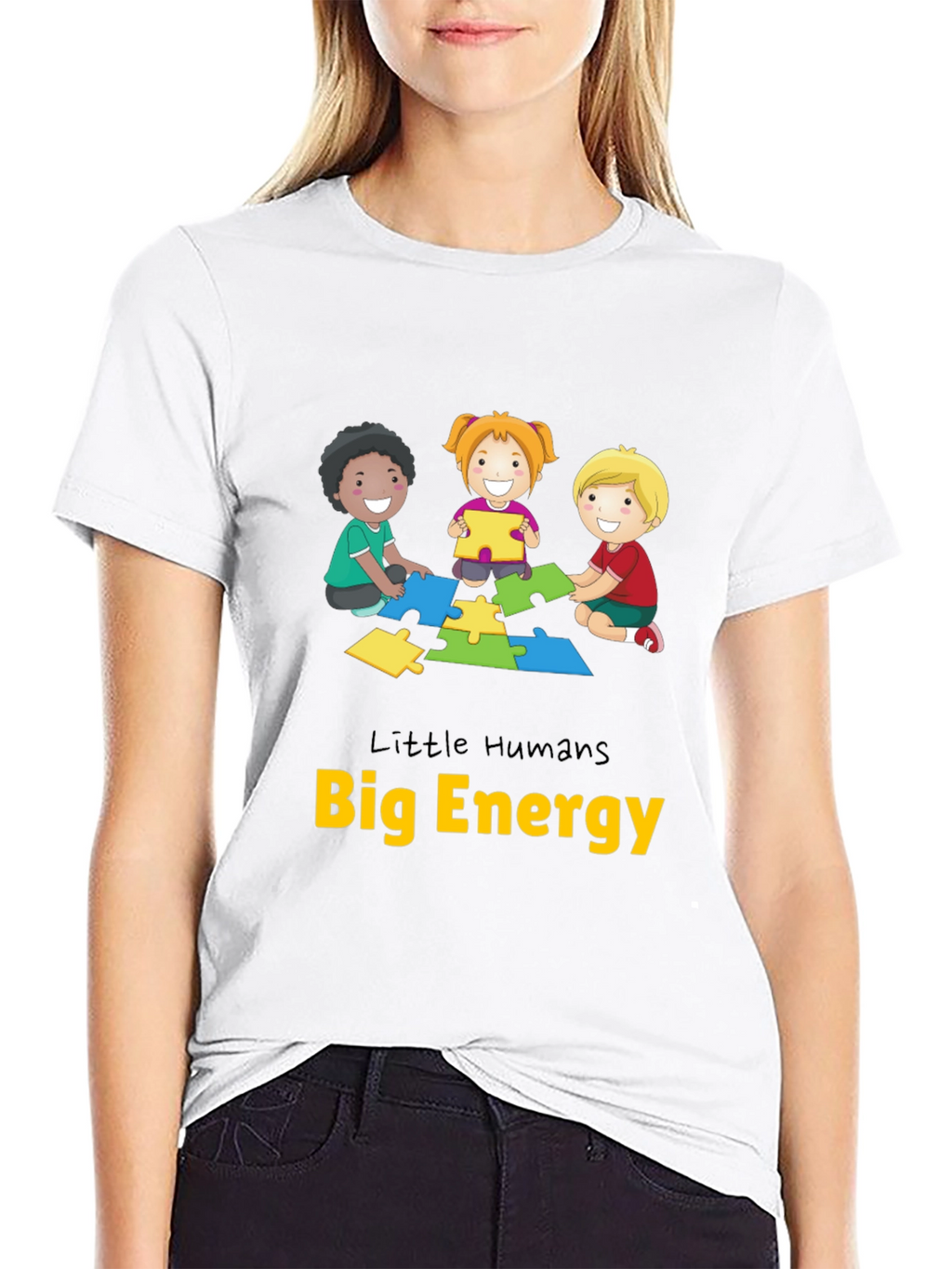 Little Humans Big Energy Graphic Tee