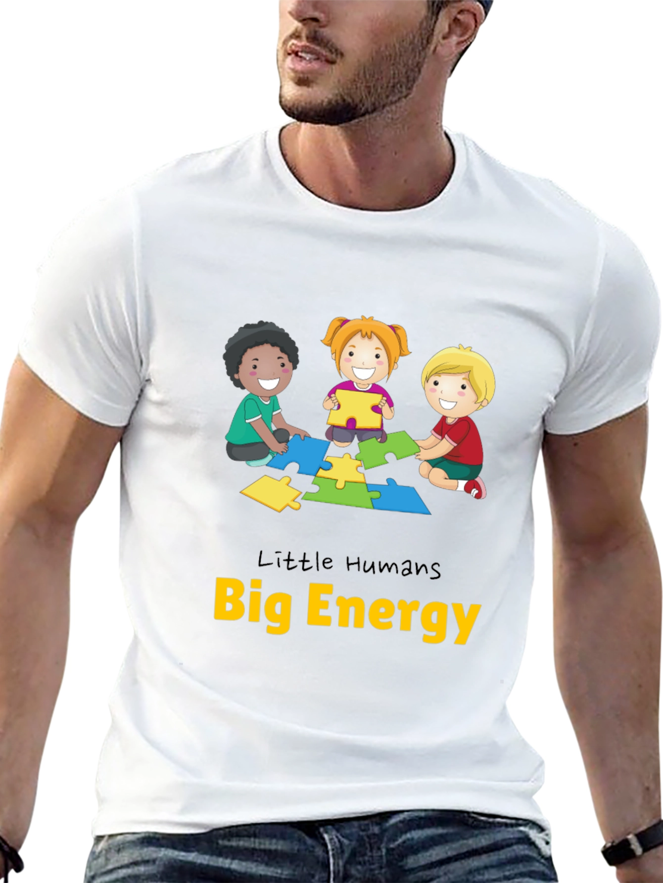 Little Humans Big Energy Graphic Tee