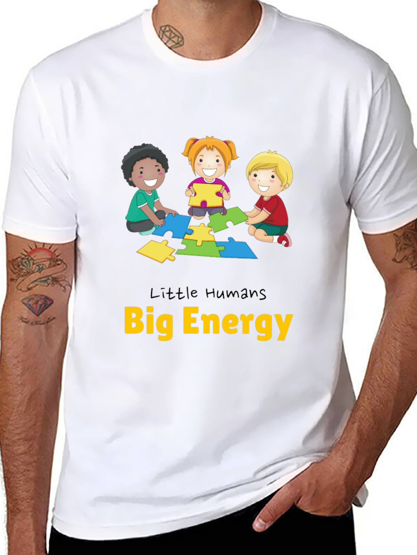 Little Humans Big Energy Graphic Tee