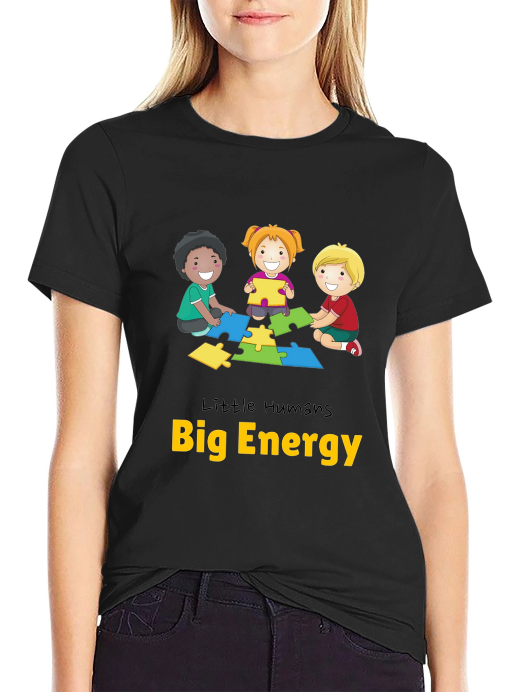 Little Humans Big Energy Graphic Tee