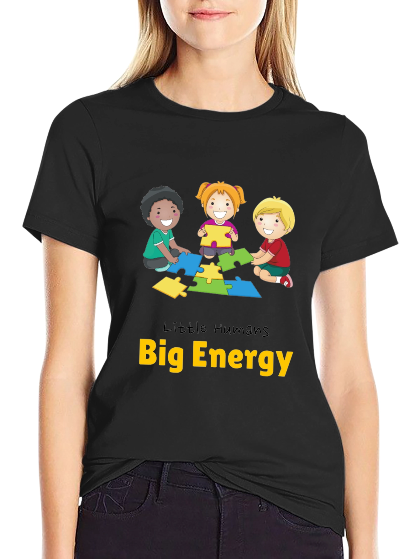 Little Humans Big Energy Graphic Tee