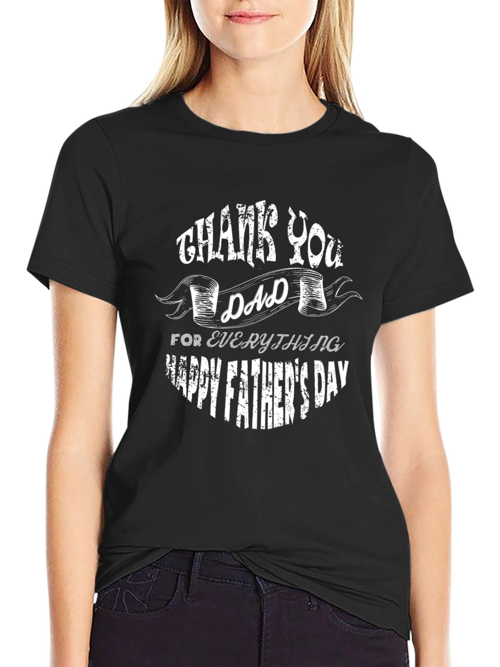 Thank You Dad T-Shirt Fathers Day Gift