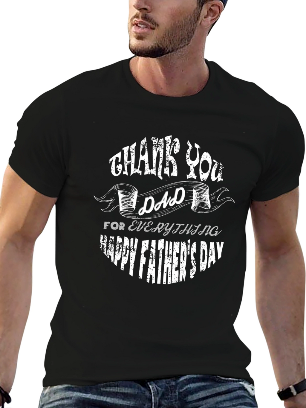 Thank You Dad T-Shirt Fathers Day Gift