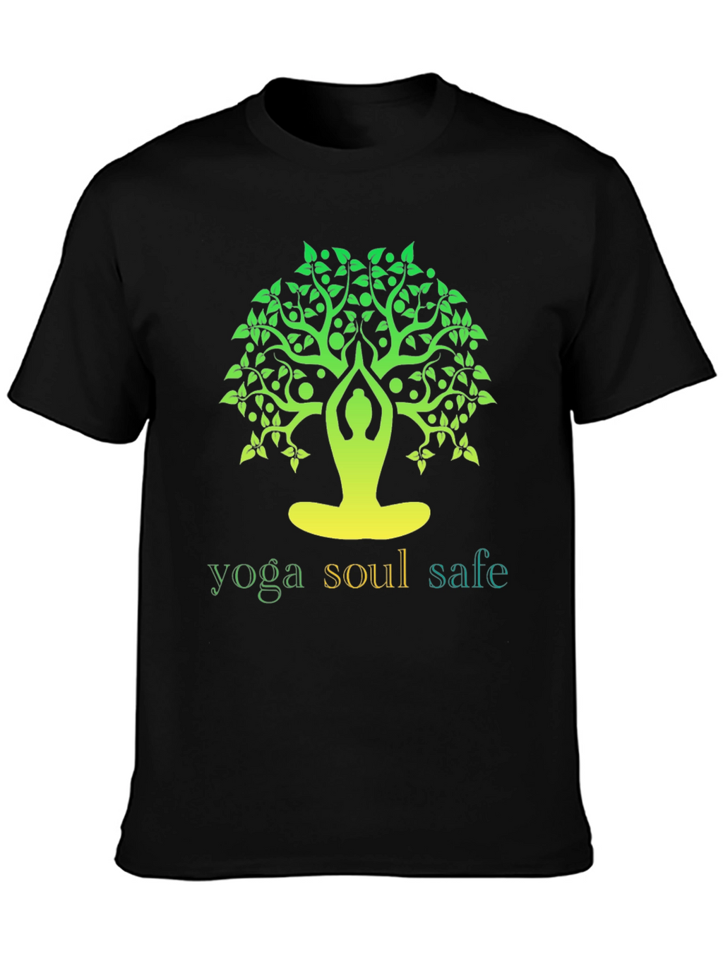 Yoga Soul Safe Tree Graphic T-Shirt
