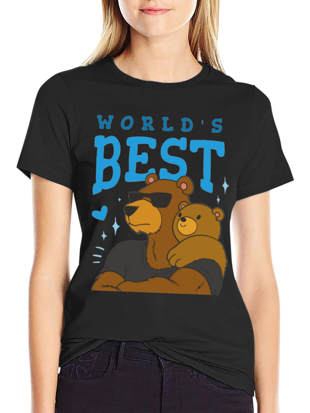 Worlds Best Dad Bear T-Shirt