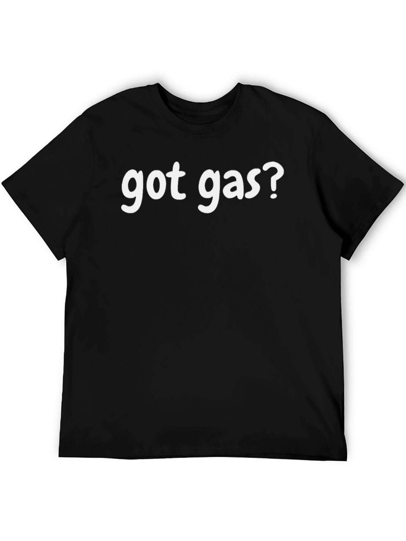 Got Gas? Funny Graphic Tee - Black Cotton T-Shirt