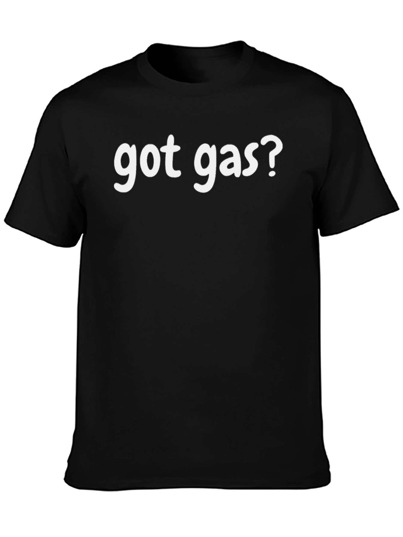 Got Gas? Funny Graphic Tee - Black Cotton T-Shirt
