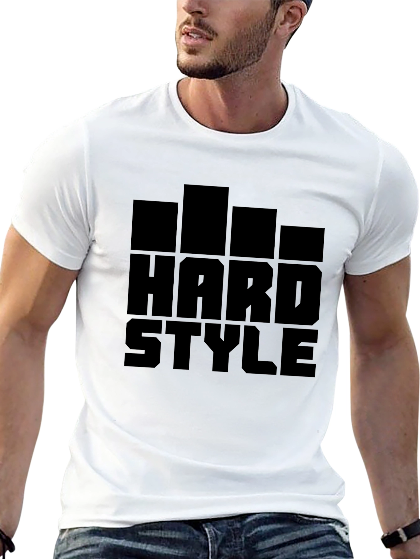 Hardstyle Music Fan Black Graphic Tee
