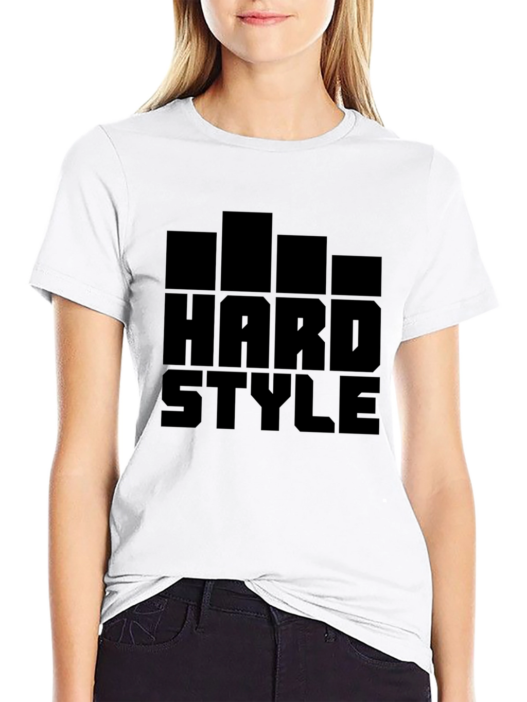 Hardstyle Music Fan Black Graphic Tee
