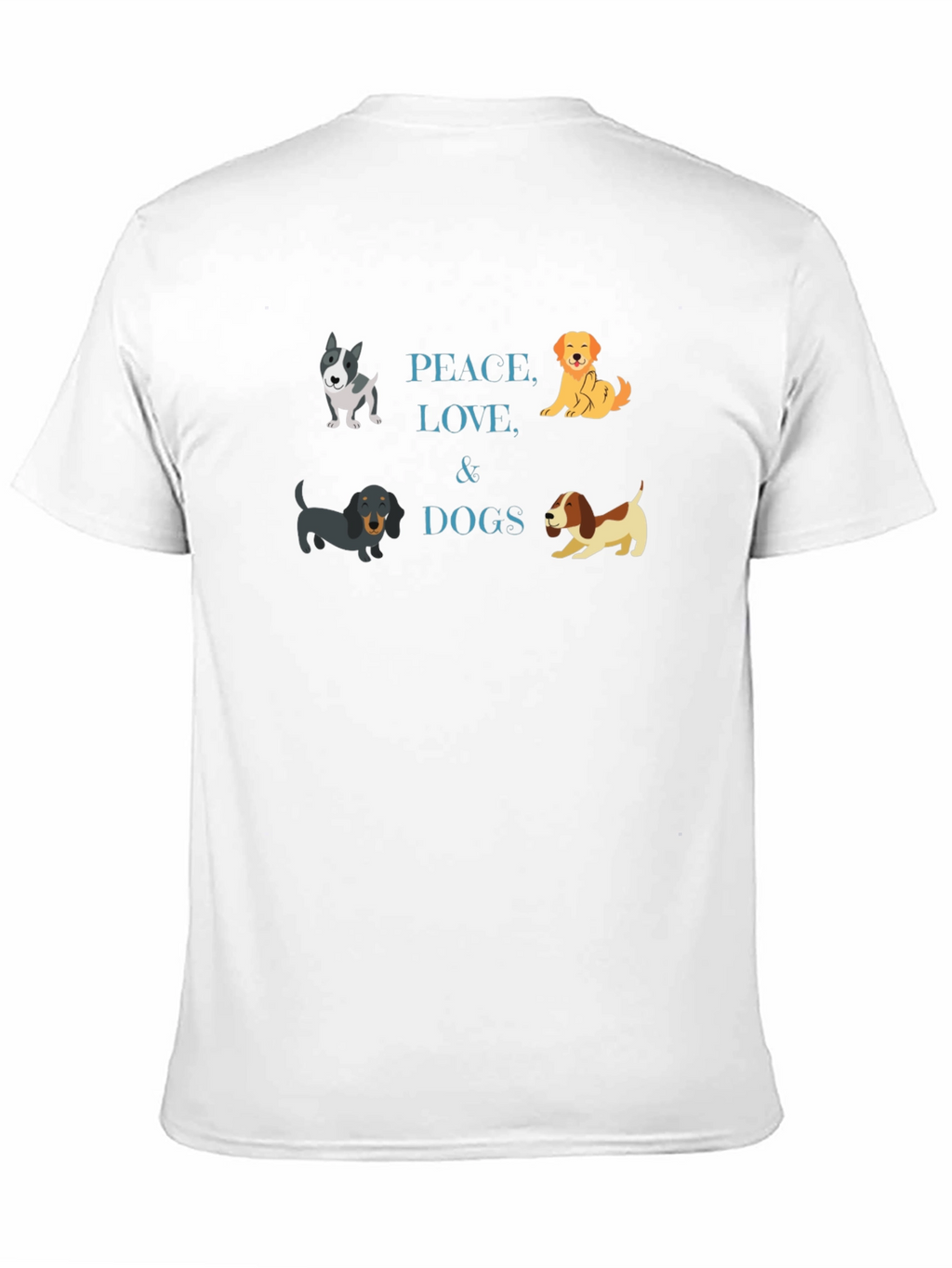 Peace Love & Dogs T-Shirt